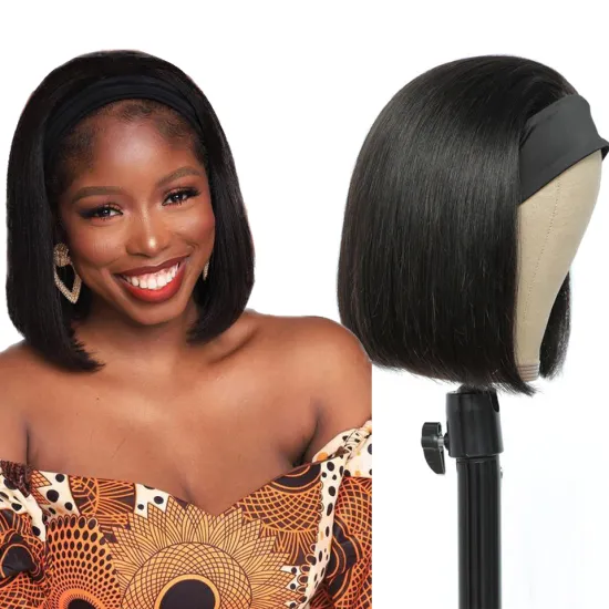 Wholesale Headband Wig Human Hair For Black Women,Raw Virgin Human Hair Headband Wigs