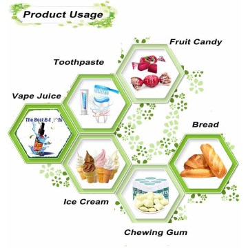 Cairan pendingin agen pendingin ws-23 bubuk e-liquid mint flavour