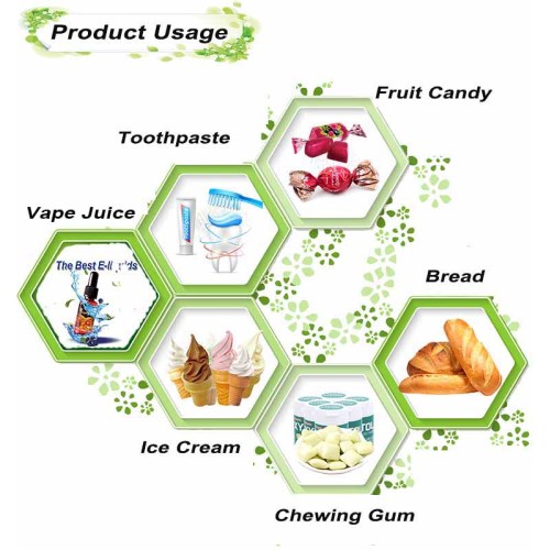 Cairan pendingin agen pendingin ws-23 bubuk e-liquid mint flavour