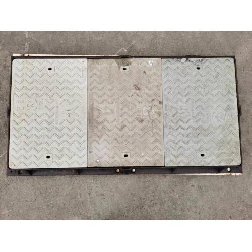 FRP manhole cover with ductile frame B125