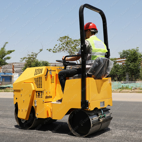 0.8 ton full hydraulic drive 20KN hand and electric road roller