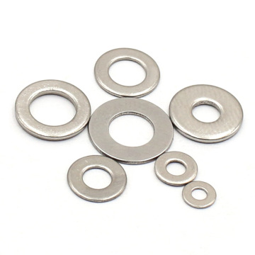 Stainless Steel 304 Ultra-Thin Enlarged Flat Pad Gasket with Laser Cutting and 5mm Spring Washer - ISO CS Specification