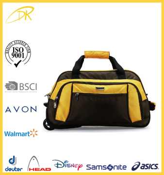 Outdoor men women gym sport bag wheels, travel world weekend trolley bag