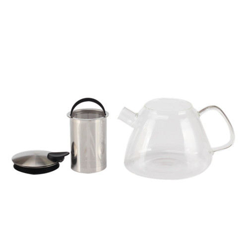 Amazon Top Seller Glass Tea Pot Basket Infuser
