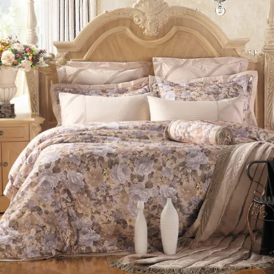 classic polyester transfer printing satin fabric home textail fabric