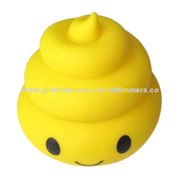 Customized promotional plastic logo free funny poo money box