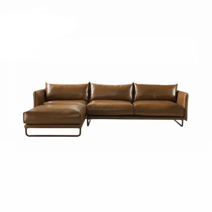 Office Leisure Furniture Comfortable Leather Office Sofa