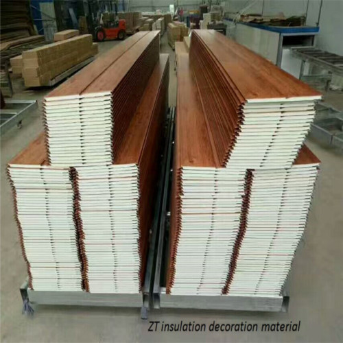 Wooden composite material effect wall decoration panel