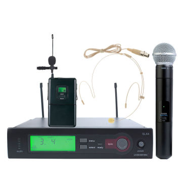 Professional Wireless Microphone System for Live Performances, Karaoke, and Saxophone