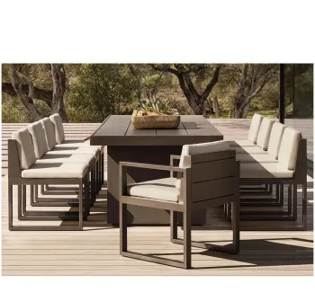 Wholesale Nordic Style Exclusive Aluminum Garden Furniture Sets: Dining Tables and Chairs