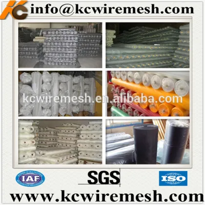 Heat insulation fiberglass mosquito screen mesh .