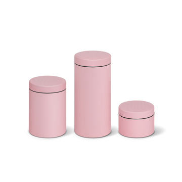 Colorful Powder Coated Stainless Steel Canister Sealed Lid