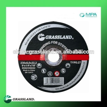 230x6x22 grinding wheel for stainless steel