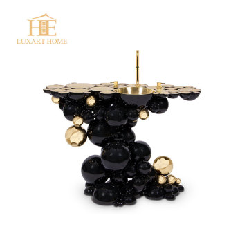 Luxury Tree Root Mirrored Gold Bathroom Basin