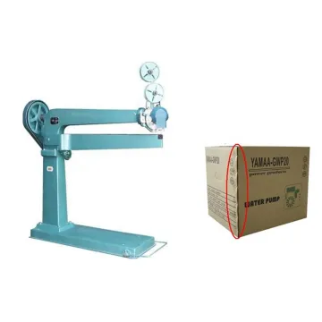 High Quality Manual Corrugated Carton Box Stapling/Nail Packing Box Machine