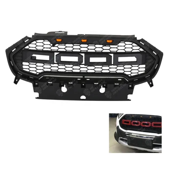 ABS Front Bumper Grilles Upper Grilles for Ecosport 2016-2019