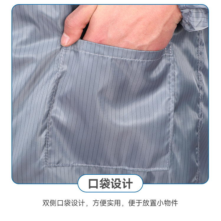 Dust-free anti-static clothing
