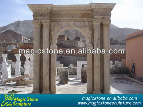 exterior marble limestone door surround