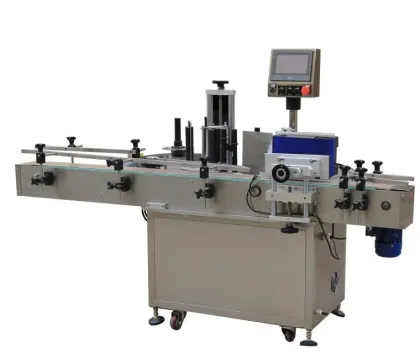 wine and beverage labeling machine