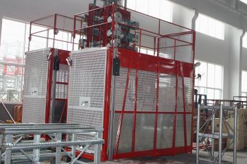 Sc200 Vertical Construction Hoist Elevator , 3 Ton Reliable Electric Hoist