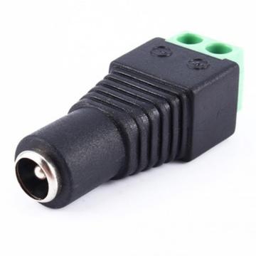 Female 2.1x5.5mm DC Power Cable Jack Adapter for LED Strip and CCTV Camera, 12V