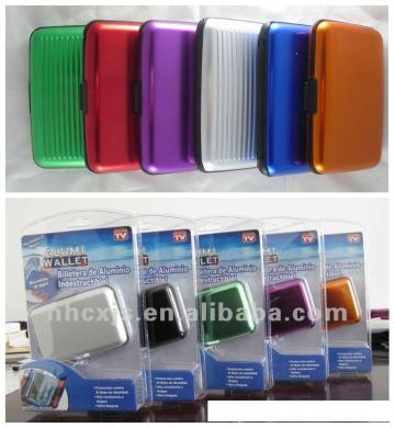 glaze aluminium card holder case