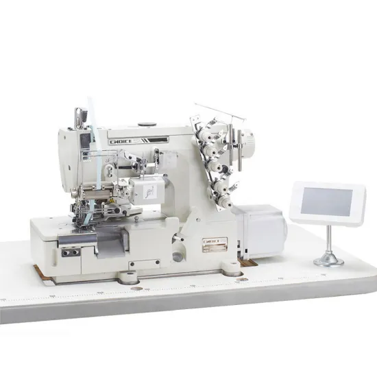 GC562-05ME-DD Elastic Attaching Industrial Sewing Machine with Metering Device & Tape Cutter Interlock