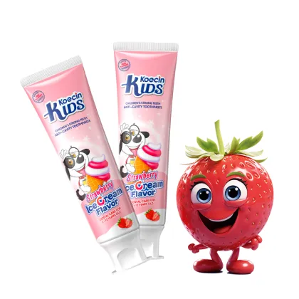 Custom Logo Natural, Organic Kids Oral Health Care Toothpaste and Teeth Whitening Solutions for Children
