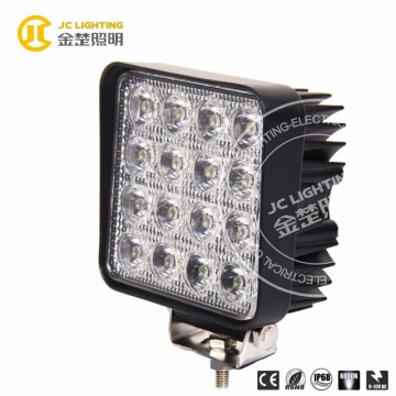 Square epistar chips auto led work light 48w, car led light auto accessory,led auto light