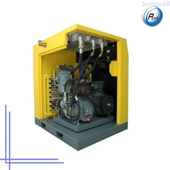 18.5kw 25hp Energy Saving Screw Compressor, Durable Turbulence Fin-type Radiator Designed Screw Air Compressors