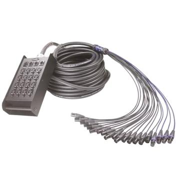 Profesjonalny kabel audio podnośnika 6,35 mm ze złączem XLR - wielokanałowy kabel węża sygnałowego