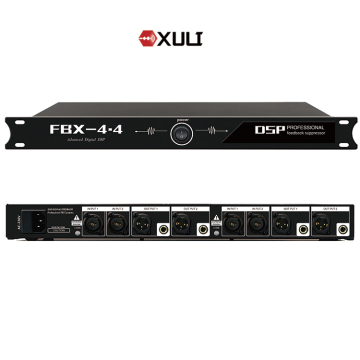 FBX4.4 Professionele mixer -processor - 4 kanaal Auto -geluidsfeedbackonderdrukker te koop