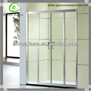 Folding shower screen
