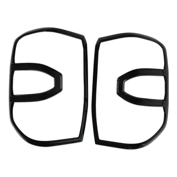 ABS Gloss Black Tail Light Cover for Ford Ranger Wildtrak 2022-2023