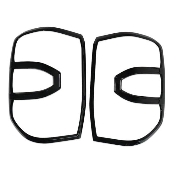 ABS Gloss Black Tail Light Cover for Ford Ranger Wildtrak 2022-2023