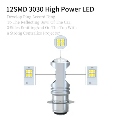 Motorcycle LED Light Kit for Headlamps and Lighting System