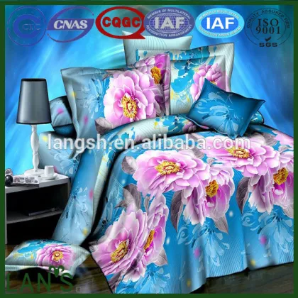 king size 3d bed cover printing