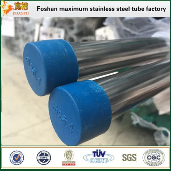 Grade 304l food grade stainless steel pipe dimension ASTM A270 welded tubes