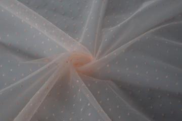 100% Polyester Dots Pattern Mesh Fabric