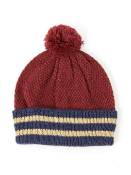 Womens winter top pompom beanie hat