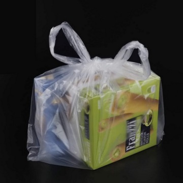 Grocery Store Shoppers Reusable Plastic Bags