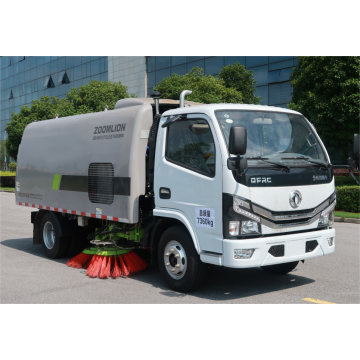 Highways road sweeper attached on truck