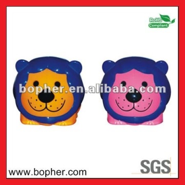 mini plastic lion coin bank