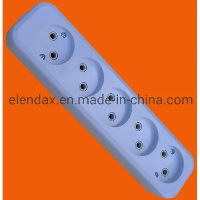 Soket Daya Ekstensi 3 Arah Gaya Eropa E8003E