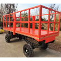 Two-way traction frame type flatbed trucks