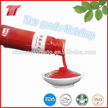 340G Organic Ketchup with Plastic Bottle of High Quality