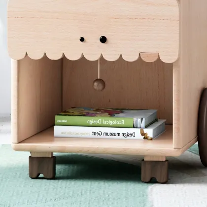 Cartoon Design Cute Wooden Furniture Storage Cabinets for Kids Bedrooms