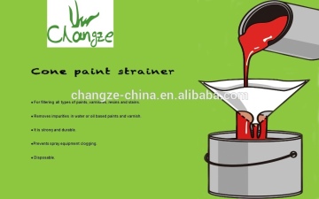 Water-proof and oil -proof paper paint strainer