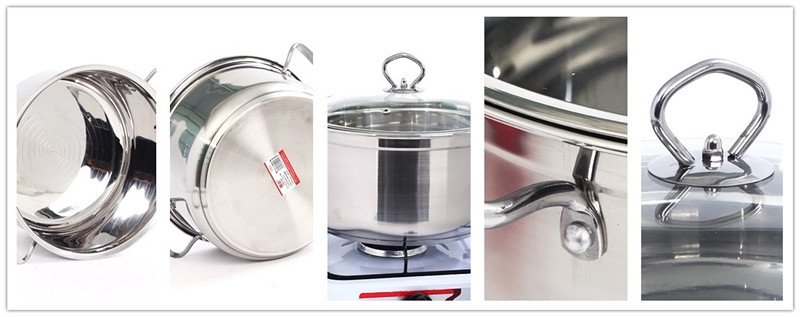 Stainless Steel European Style Soup Pot