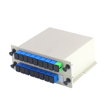 YUANYI FTTH SC/APC Cassette Fiber Optic Splitter - 1x8 and 1x16 Models for Telecom Infrastructure